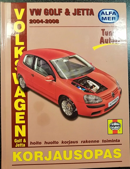 Korjausopas Volkswagen Golf / Jetta, Vm.2004-2008.