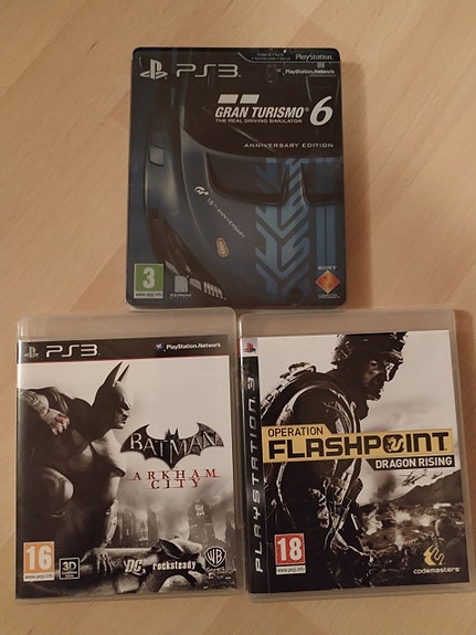 Pelejä PS3
