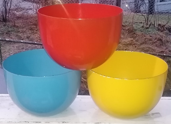 3x FINEL emalikulho 21cm