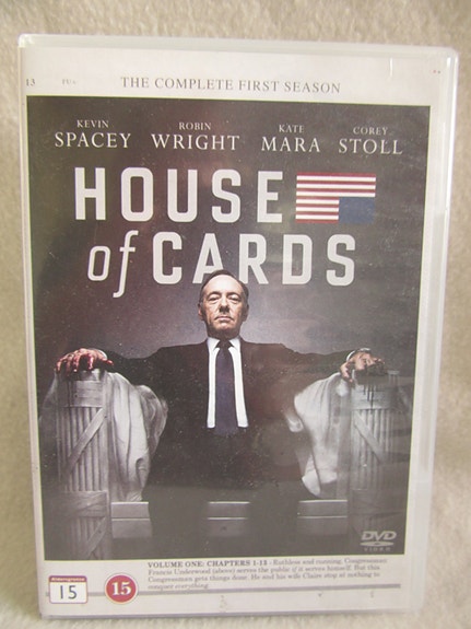 House of Cards kausi 1 dvd