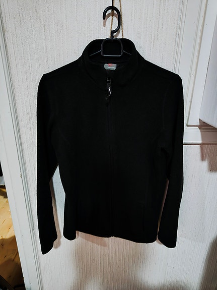Fleece takki S/164 Musta