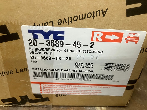 Fiat Brava/Bravo Oikea Ajovaloumpio 95-01