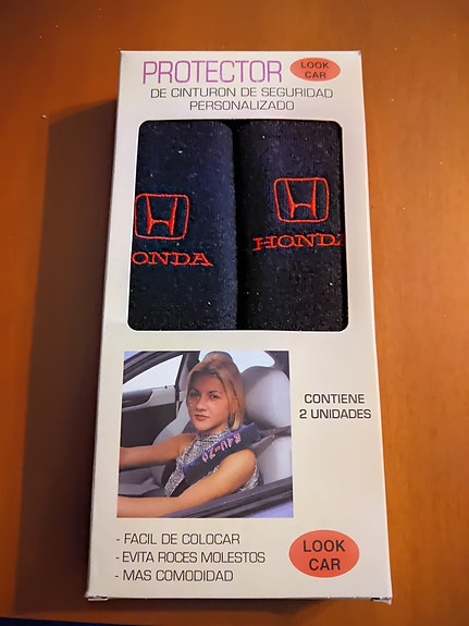 Honda turvavyön pehmusteet