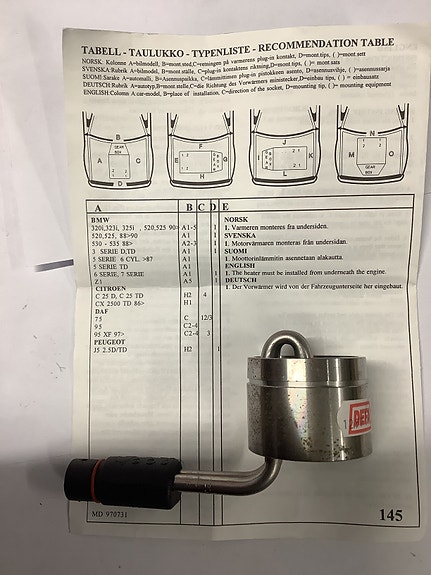 411145 Defa BMW,CITROEN,DAF,PEUGEOT