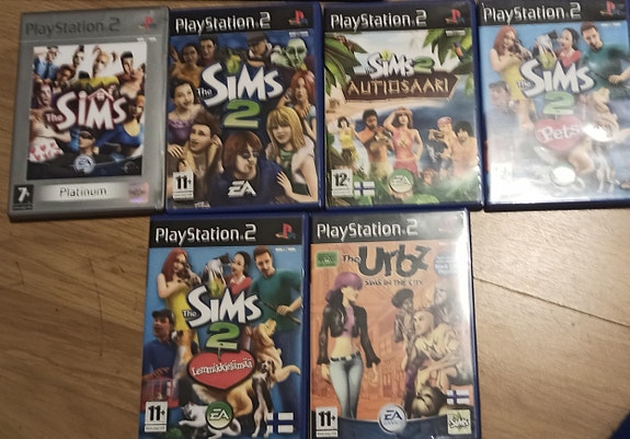 PS2 The Sims pelejä