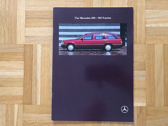 Esite Mercedes-Benz W124 S124 farmari vuodelta 1990 / 1991