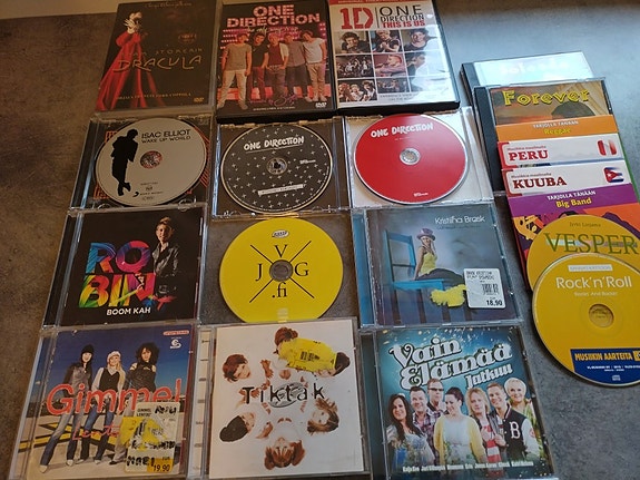 CD/ DVD levyjä +10kpl