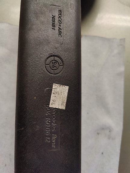 Mb w/s 124 om605 ilmaputki