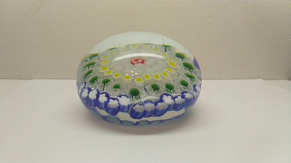 Murano Millefiori taidelasi paperipaino, Italia