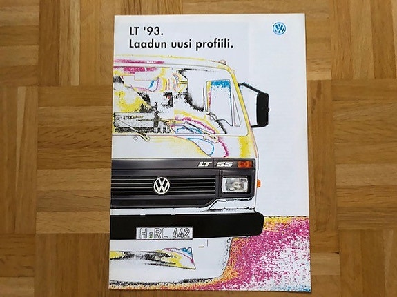 Esite Volkswagen LT v. 1993 VW pakettiauto VAG