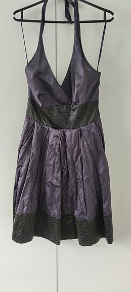 Violetti mekko, koko 38