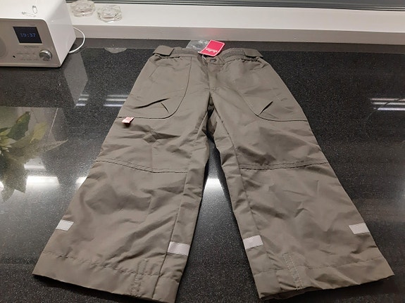 Julia välikausihousut taupe 92 cm Uusi