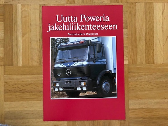 Esite Mercedes SK Powerliner kuorma-auto noin v. 1990
