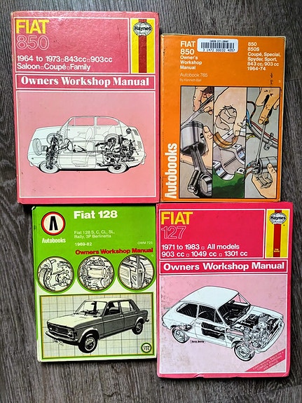 Haynes & Autobooks Fiat 128 & VW Scirocco