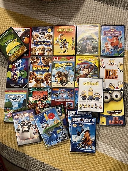 Ice Age, Itse Ilkimys, Rio, Lucky Luke Angry Birds