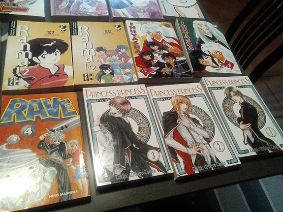 Rave, Ranma 1/2, Inuyasha, Princess Princess ym