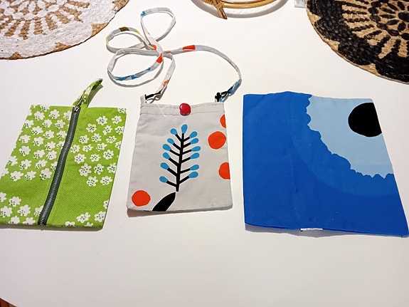 Retro laukku/pussukka (Marimekko)