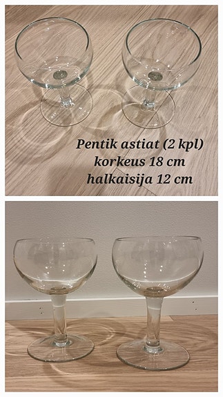 Pentik astiat 2 kpl yhteensä 8e