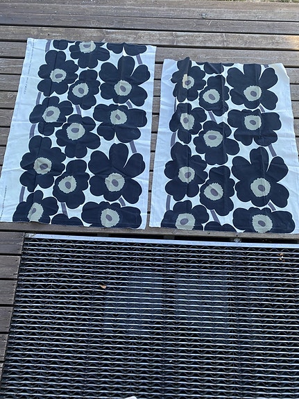 Pieni unikko käytetyt kangaspalat