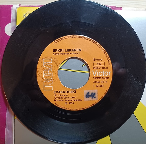 Erkki Liikanen - Evakkoreki 7"single-levy