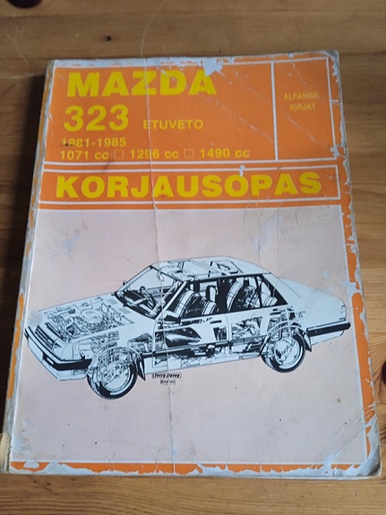 Mazda 323 Korjausopas 1981-1985