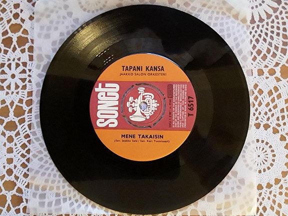 Tapani Kansa 7" Mene takaisin / Käymme yhdessä ain