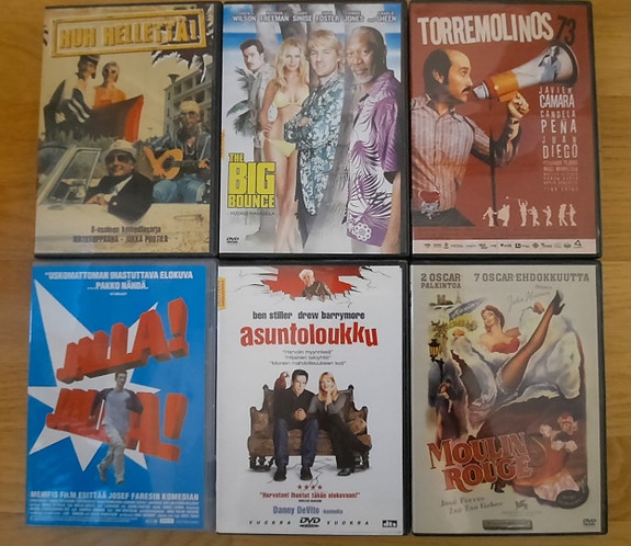 Komedia DVD elokuvia
