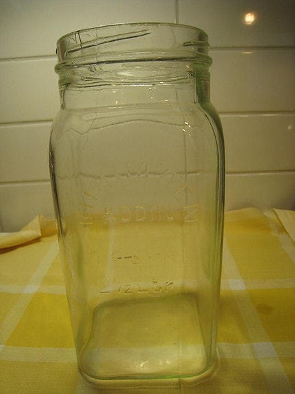 Riihimäen kodin tölkki 2 1/2 Ltr lasitölkki