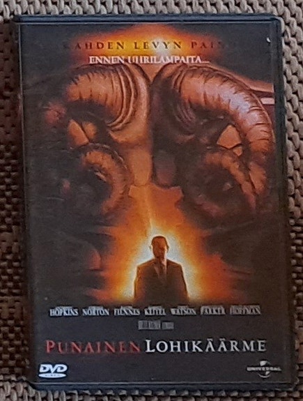 Punainen lohikäärme 2-disc dvd