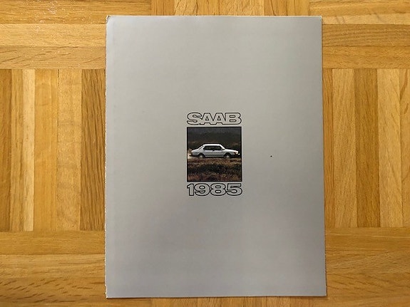 Esite Saab OG 900 1985, sisältää myös 900 Turbo