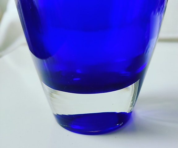 IITTALA design koboltinsininen LEIA lasimaljakko