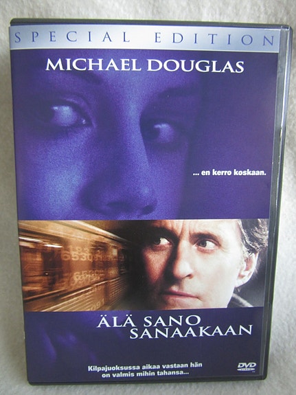 Älä sano sanaakaan dvd