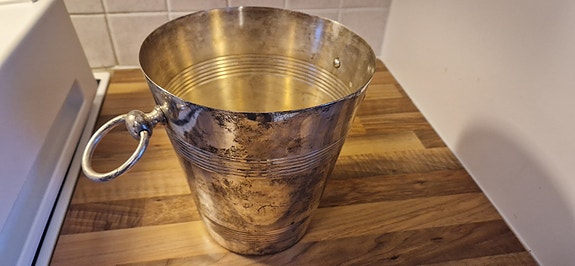1950s Art Deco Sliver plated French Wine Cooler/viininjäähdytin