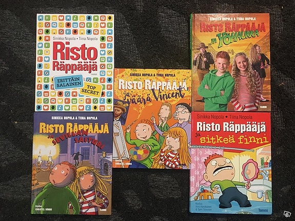 Risto Räppääjä-kirjat (2 kpl)