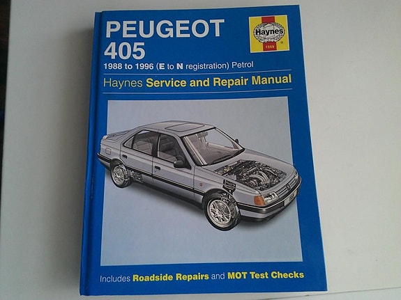 Peugeot 405 Haynes service and repair manual 1559