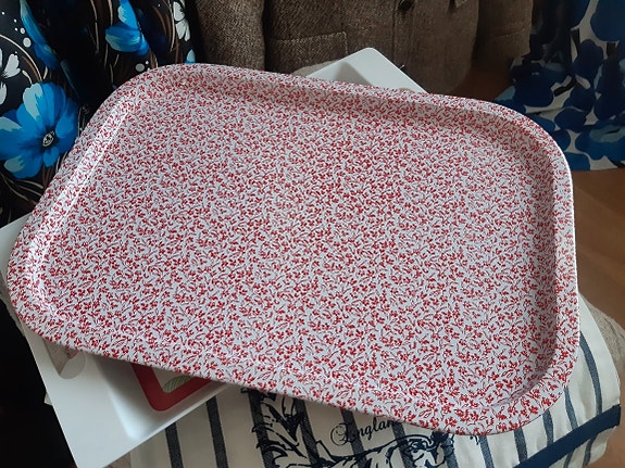 Vintage retro tarjotin Made in Hongkong