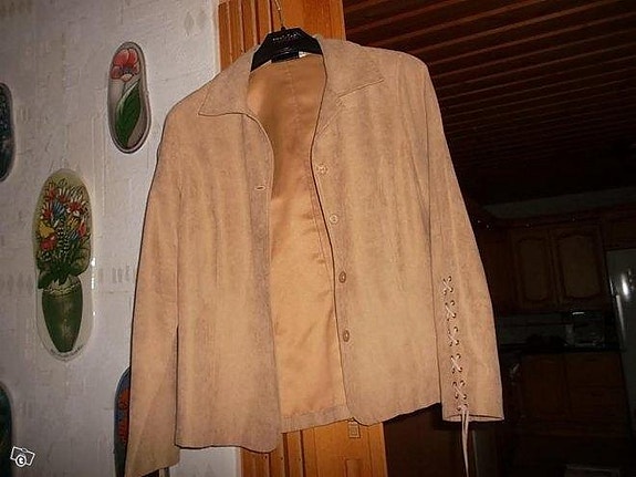 Beige jakku, koko 40