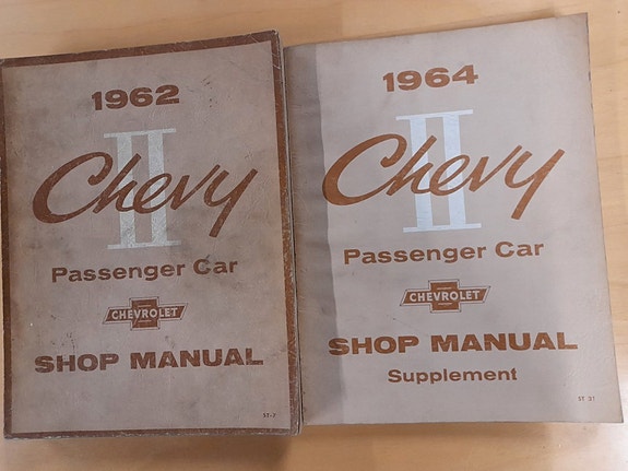 Chevrolet Nova Chevy II 1962 Shop Manual