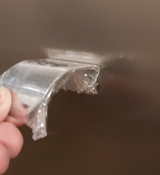 Oven uusi kromin värinen vedin 1 kpl