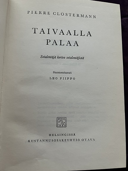 Taivaalla palaa