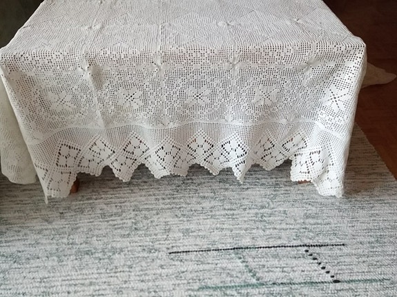 120 cm sänkyyn virkattu sängyn päiväpeitto