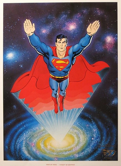 Lithograph 042 - Kurt Swan - Man Of Steel
