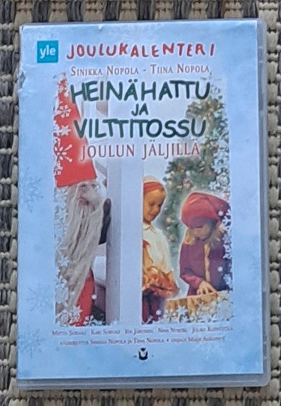 Heinähattu ja vilttitossu joulukalenteri dvd