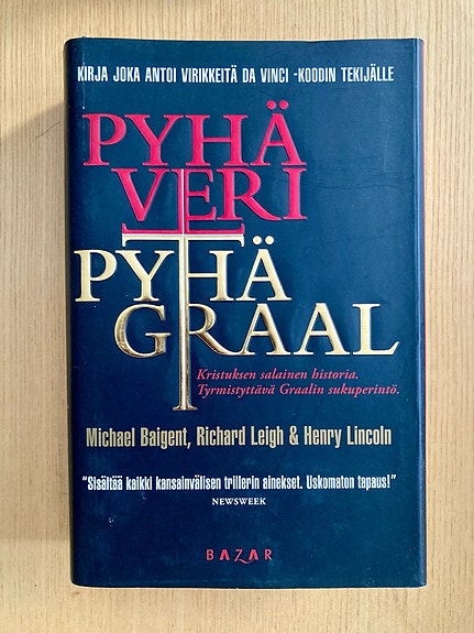 Baigent: Pyhä veri, pyhä Graal