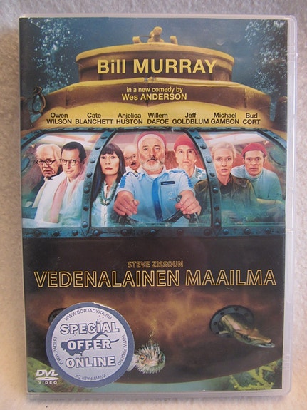 Steve Zissoun vedenalainen maailma dvd