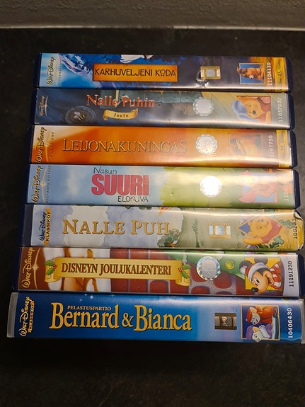 Disney vhs elokuvia