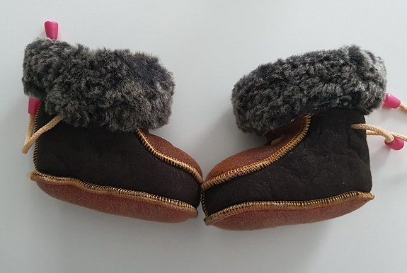 Vauvan töppöset (nahka)