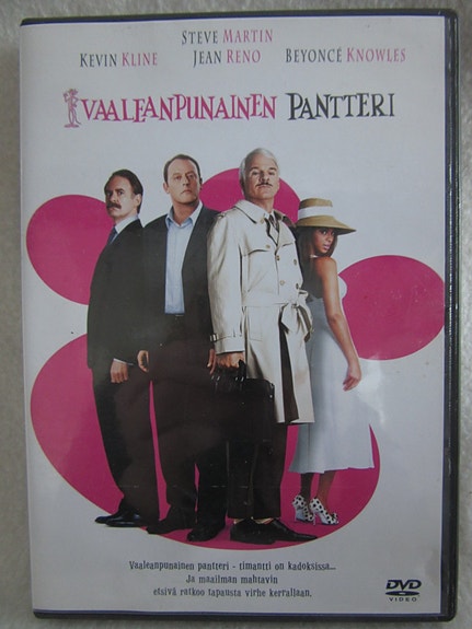 Vaaleanpunainen pantteri dvd