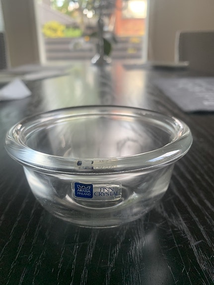 Arabia finn crystal kulho