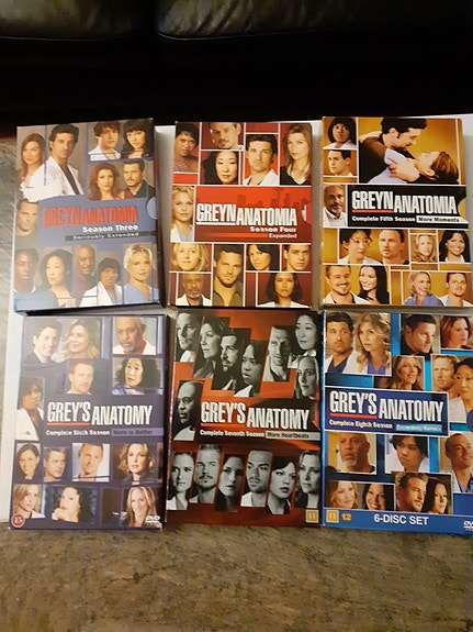 Grey`s anatomy dvd boxit